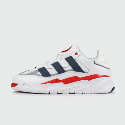 Кроссовки Adidas Niteball White / Blue / Red