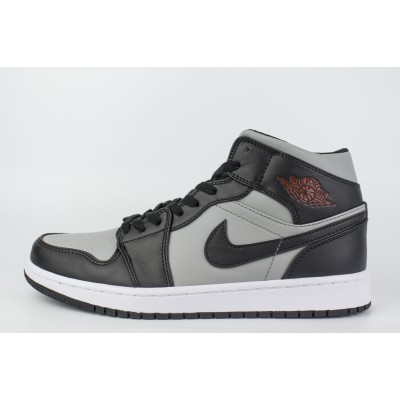 Кроссовки Nike Air Jordan 1 Black / Grey / Red