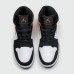 Кроссовки Nike Air Jordan 1 White / Black / Orange - арт. f-20790