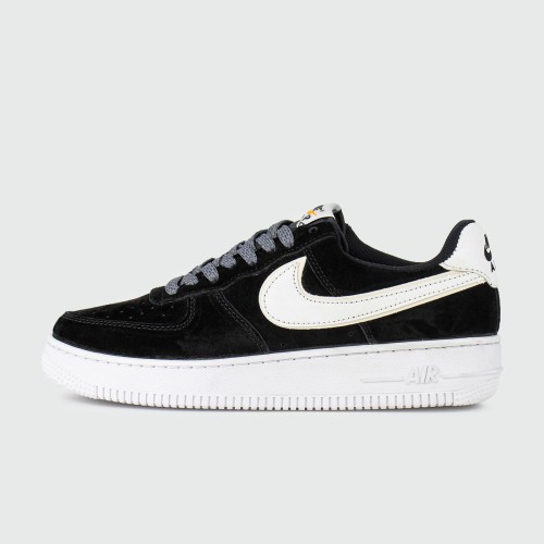 Кроссовки Nike Air Force 1 Low Suede Black / White - арт. f-20841