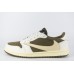 Кроссовки Nike Air Jordan 1 Low x Fragment x TS White Brown