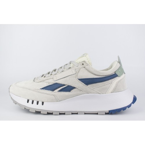Кроссовки Reebok Legacy Suede White / Blue - арт. f-21025