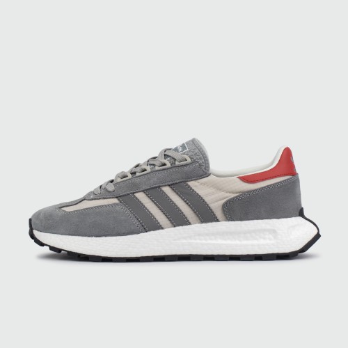 Кроссовки Adidas Retropy E5 Grey / White / Red - арт. f-21194