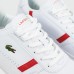 Кеды Lacoste T-Clip White / Red - арт. f-21251