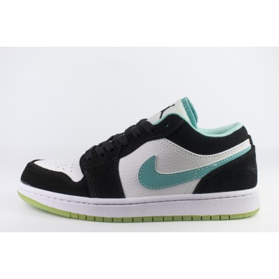Кроссовки Nike Air Jordan 1 Low Wmns Wh. / Black / Mint - арт. f-21433