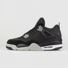 Кроссовки Nike Air Jordan 4 Black Canvas Qual.