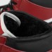 Кроссовки Nike Air Jordan 1 Red / Black with Fur