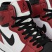 Кроссовки Nike Air Jordan 1 Red / Black with Fur