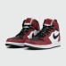 Кроссовки Nike Air Jordan 1 Red / Black with Fur