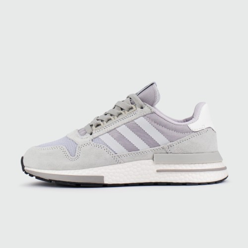 Кроссовки Adidas ZX 500 Boost Wmns Light Grey - арт. f-21698