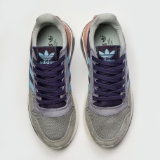 Кроссовки Adidas ZX 500 Boost Grey / Blue Str.