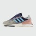 Кроссовки Adidas ZX 500 Boost Grey / Blue Str.