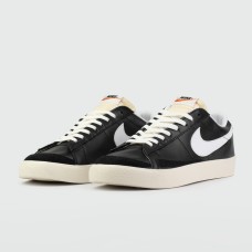 Кроссовки Nike Blazer Low 77 Leather Black / White new