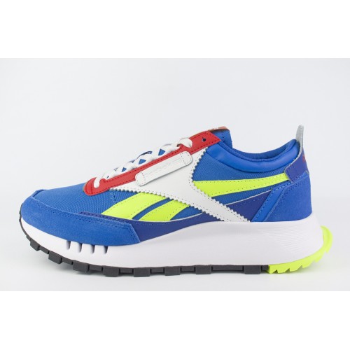 Кроссовки Reebok Classic Leather Legacy Blue / Yellow - арт. f-21814