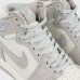 Кроссовки Nike Air Jordan 1 White / Grey new