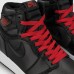 Кроссовки Nike Air Jordan 1 Black / White / Red Laces - арт. f-21903