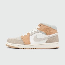 Кроссовки Nike Air Jordan 1 Wmns Cream / White