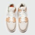 Кроссовки Nike Air Jordan 1 Wmns Cream / White - арт. f-21906