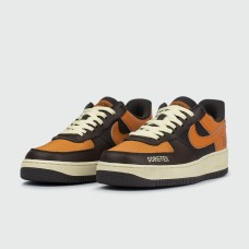 Кроссовки Nike Air Force 1 Low Gore-tex Brown / Orange