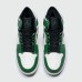 Кроссовки Nike Air Jordan 1 White / Green with Fur