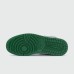 Кроссовки Nike Air Jordan 1 White / Green with Fur