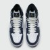 Кроссовки Nike Air Jordan 1 White / D.Blue with Fur