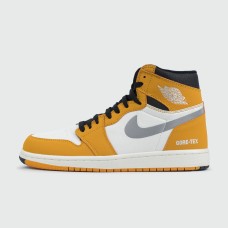 Кроссовки Nike Air Jordan 1 White / Orange Gtx
