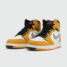 Кроссовки Nike Air Jordan 1 White / Orange Gtx