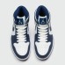 Кроссовки Nike Air Jordan 1 White / Metallic Gold / Obsidian - арт. f-22102