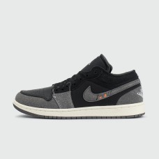 Кроссовки Nike Air Jordan 1 Low Inside Out Black / Grey