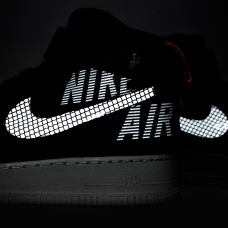 Кроссовки Nike Air Force 1 High Under Construction Black / Grey Кроссовки Nike Air Force 1 High Under Construction Black / Grey