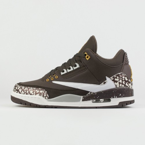 Кроссовки Nike Air Jordan 3 x TS Antique Brass - арт. f-22794