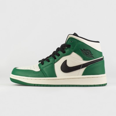 Кроссовки Nike Air Jordan 1 Wmns Green / White