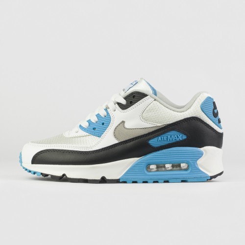 Кроссовки Nike Air Max 90 White Blue / Black - арт. f-23017