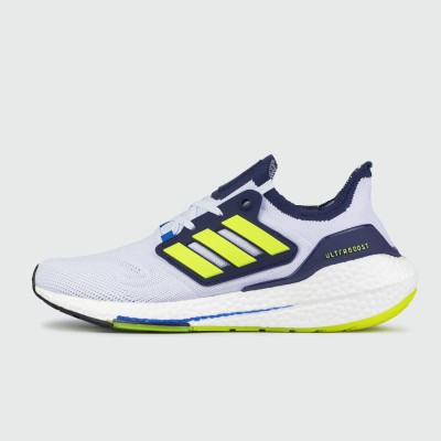 Кроссовки Adidas Ultraboost 22 White / Blue / Yellow