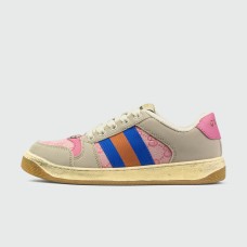 Кроссовки GUCCI Screener Canvas Grey Pink Кроссовки GUCCI Screener Canvas Grey Pink