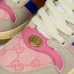 Кроссовки GUCCI Screener Canvas Grey Pink - арт. f-23216