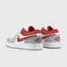 Кроссовки Air Jordan 1 Low Light Smoke Grey / Gym Red - арт. f-23222