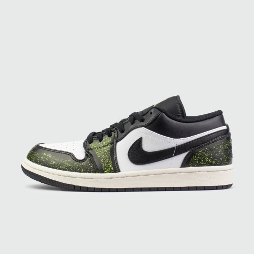 Кроссовки Nike Air Jordan 1 Low Wh. / Black / Green - арт. f-23281