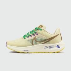 Кроссовки Nike Air Zoom Pegasus 39 Grey / Green Laces