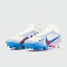 Бутсы Nike Air Zoom Mercurial Superfly IX Elite FG White Blue