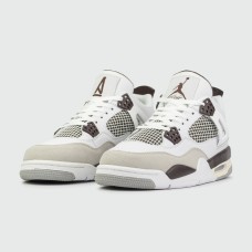 Кроссовки Nike Air Jordan 4 Wmns x A Ma Maniere Qual. White / Brown