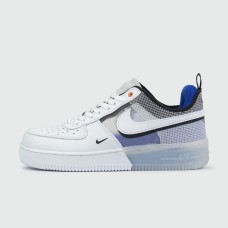 Кроссовки Nike Air Force 1 Low React Wmns Split White Blue