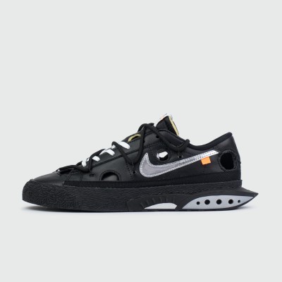Кроссовки Nike Blazer Low x Off-White Wmns Black Silver