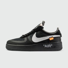 Кроссовки Nike Air Force 1 Low x Off-White Wmns Triple Black