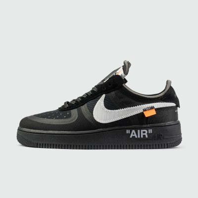 Кроссовки Nike Air Force 1 Low x Off-White Wmns Triple Black