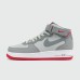 Кроссовки Nike Air Force 1 Wmns L.Grey / Red Ftwr. - арт. f-23535