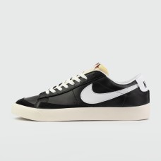 Кроссовки Nike Blazer Low 77 Leather Wmns Black / White new