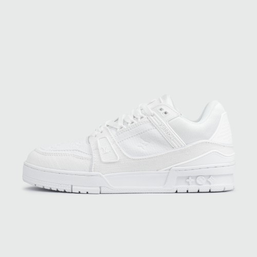 Кроссовки LV Trainer Sneaker All White - арт. f-23683