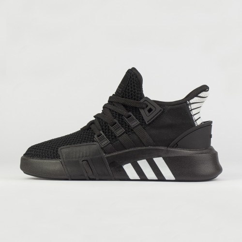 Кроссовки Adidas EQT Bask ADV Wmns All Black / White - арт. f-23707